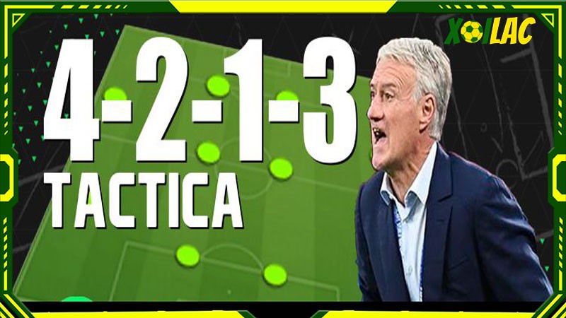 Chiến thuật 4-2-1-3 được thể hiện ra sao?